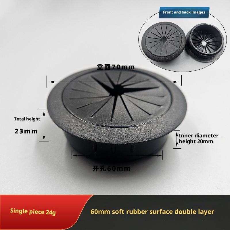 Desk Cable Grommets Eco-friendly Material Durable Multiple Styles Easy Install for Home Office Desk
