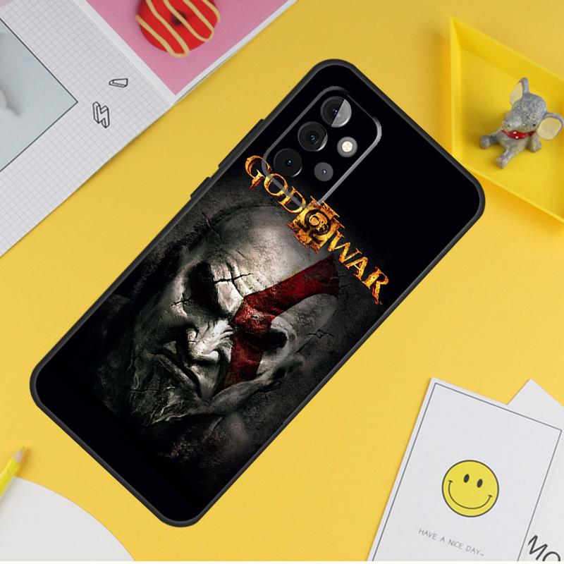 Чехол God of War для Samsung Galaxy A55 A35 A25 A15 A51 A71 A12 A32 A52 A13 A33 A53 A14 A34 A54