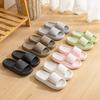 Тапочки Lidani женские 2024 новые летние домашние для ванной купания и ощущения наступания на дерьмо толстая подошва нескользящие для улицы прохладные тапочки мужские