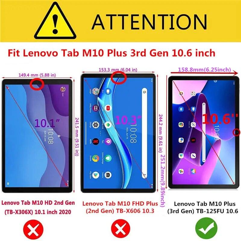 Чехол для Xiaoxin Pad pro 2022 11,2 для Lenovo P12 M10 Plus 3-го поколения 10,6, чехол-подставка TB-125F 128F, мягкая задняя крышка SilliconTabletCover