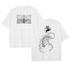 Eren Jaeger 2D Tshirts Vintage Washed Anime TTitan AAttack T Shirt Manga Shingeki No Kyojin Levi Mikasa Short Sleeve Tops