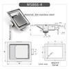 Stainless Steel 304 And Iron Small Panel Lock Hasp Cabinet Chassis Equipment Engineering Vehicles Panel Latch Car Lock