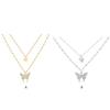 Look With Stunning Imitation Platinum Necklace Any Occasion Simple And Exquisite Style Alloy Female Exquisite Necklace, Silver