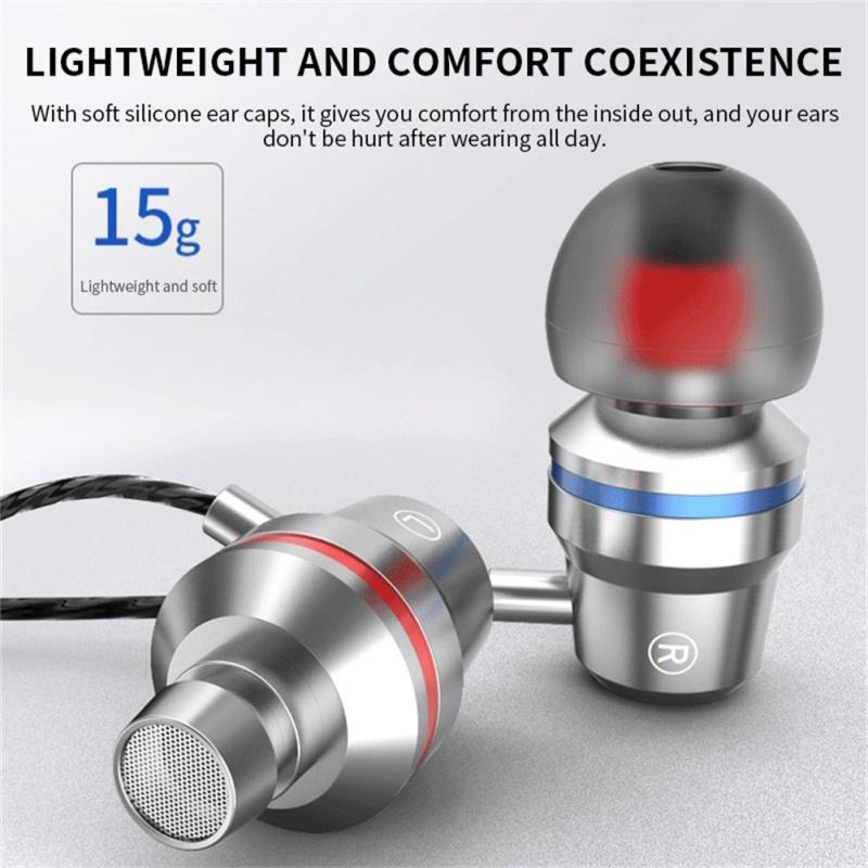 Универсальные проводные наушники типа c, наушники-вкладыши с шумоподавлением, проводная настройка, телефонная гарнитура 3,5 мм