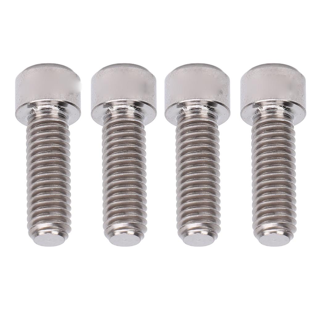 4 шт. Винты для дискового тормоза, суппорт для горного велосипеда, принадлежности для велоспорта, сплав титана M6x18 мм, цвет титана