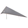 Vehicle Awning with Roof in Gray and Orange 518 x 580 x 215 cm