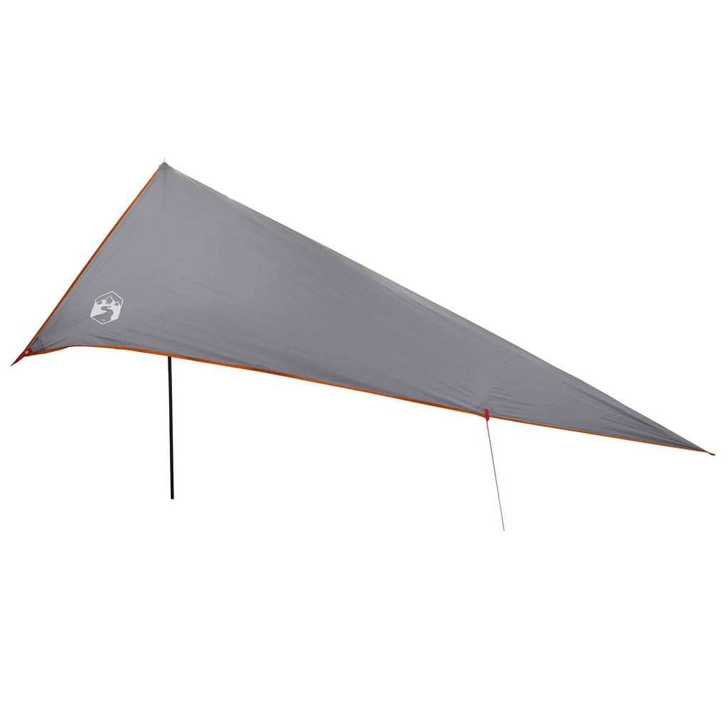 Vehicle Awning with Roof in Gray and Orange 518 x 580 x 215 cm