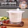 2 In 1 Salad Spinner Salad Dryer Household Absorbent Basket High Quality Food Strainer