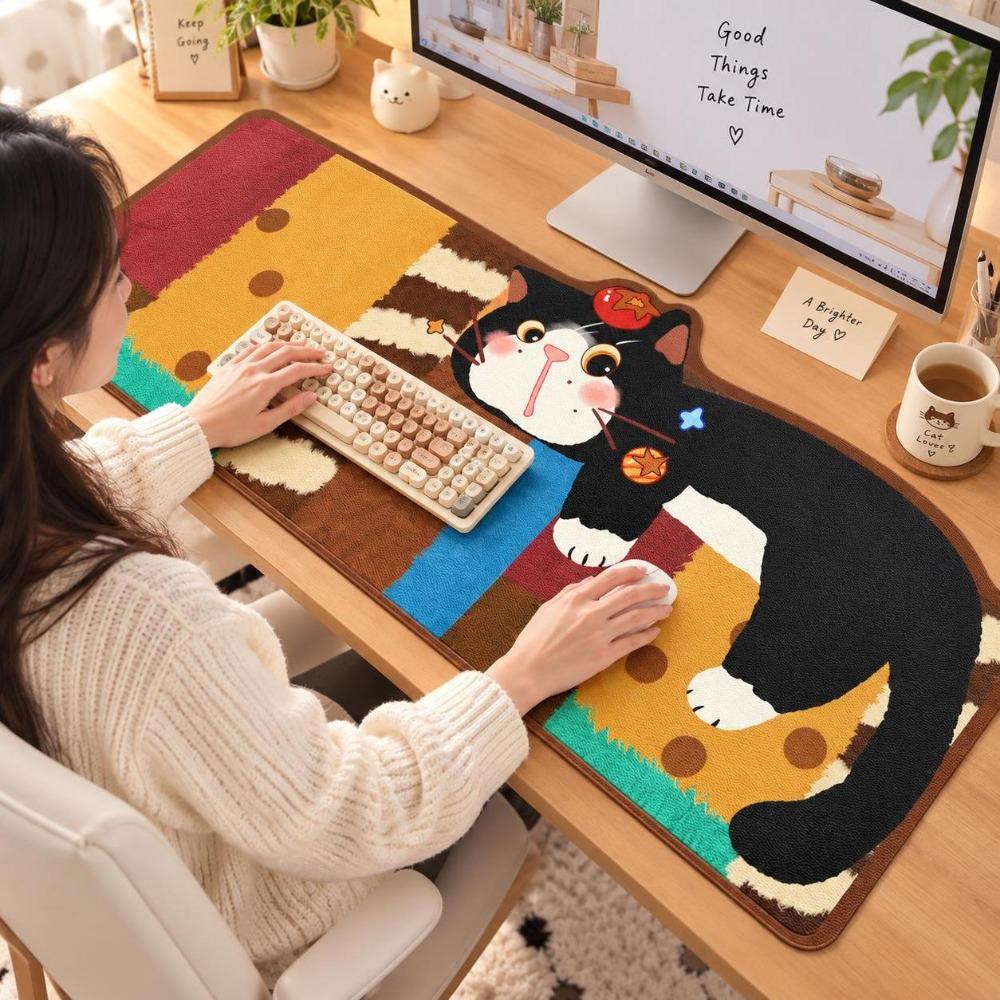 Large Size Keyboard Mice Mat Non-slip Laptop Table Mat New Rubber Mouse Pad Office