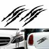 2 шт. Декоративная полоса Светоотражающая наклейка на автомобиль Наклейка на капот Царапина от когтя