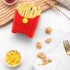 with Dip Compartment Snack Container 2 in 1 Dessert Plate French Fry Cup  Kitchen Accessories