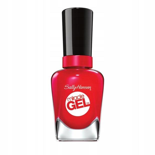 Sally Hansen Miracle Gel Nail Polish, No. 470 Red Eye 14.7