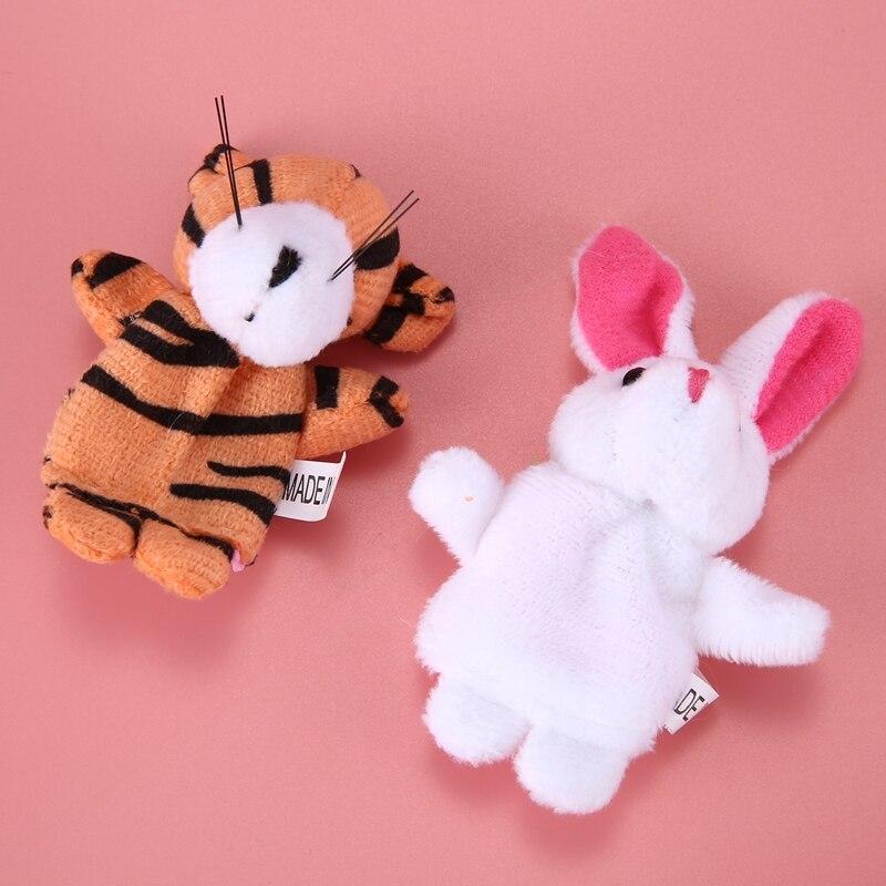 12 шт. пальчиковые куклы, тканевые куклы, детские семейные развивающие ручные игрушки с героями мультфильмов, реквизит для повествования