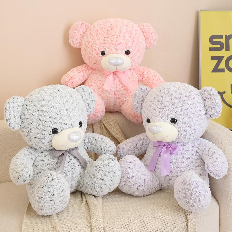 Девочка сердце сидящий плюшевый мишка кукла плюшевая игрушка мишка обнимашка кукла мишка дети сопровождают успокаивающая кукла