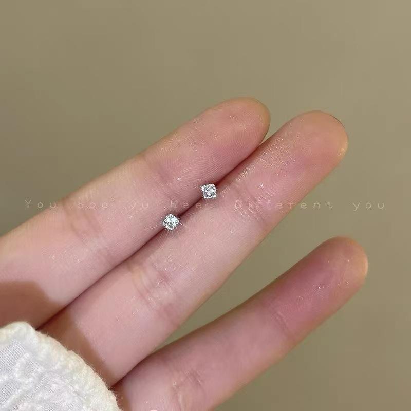 Серьги для проколов мочек ушей, Маленькие серьги-гвоздики для женщин, Простые, Милые, Маленькие и Свежие Серьги, Нишевый Дизайн, Универсальные Серьги