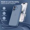 Для Apple 17pm Магнитный матовый чехол для телефона для iPhone16 Всесторонний с мелкими отверстиями Защитный чехол с прямым краем и подушкой безопасности, противоударный