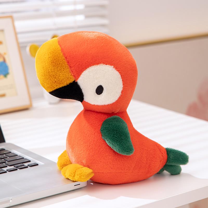 Colorful Toucan Parrot Plush Toy Stuffed Animal Zoo Souvenir Ornament Gift