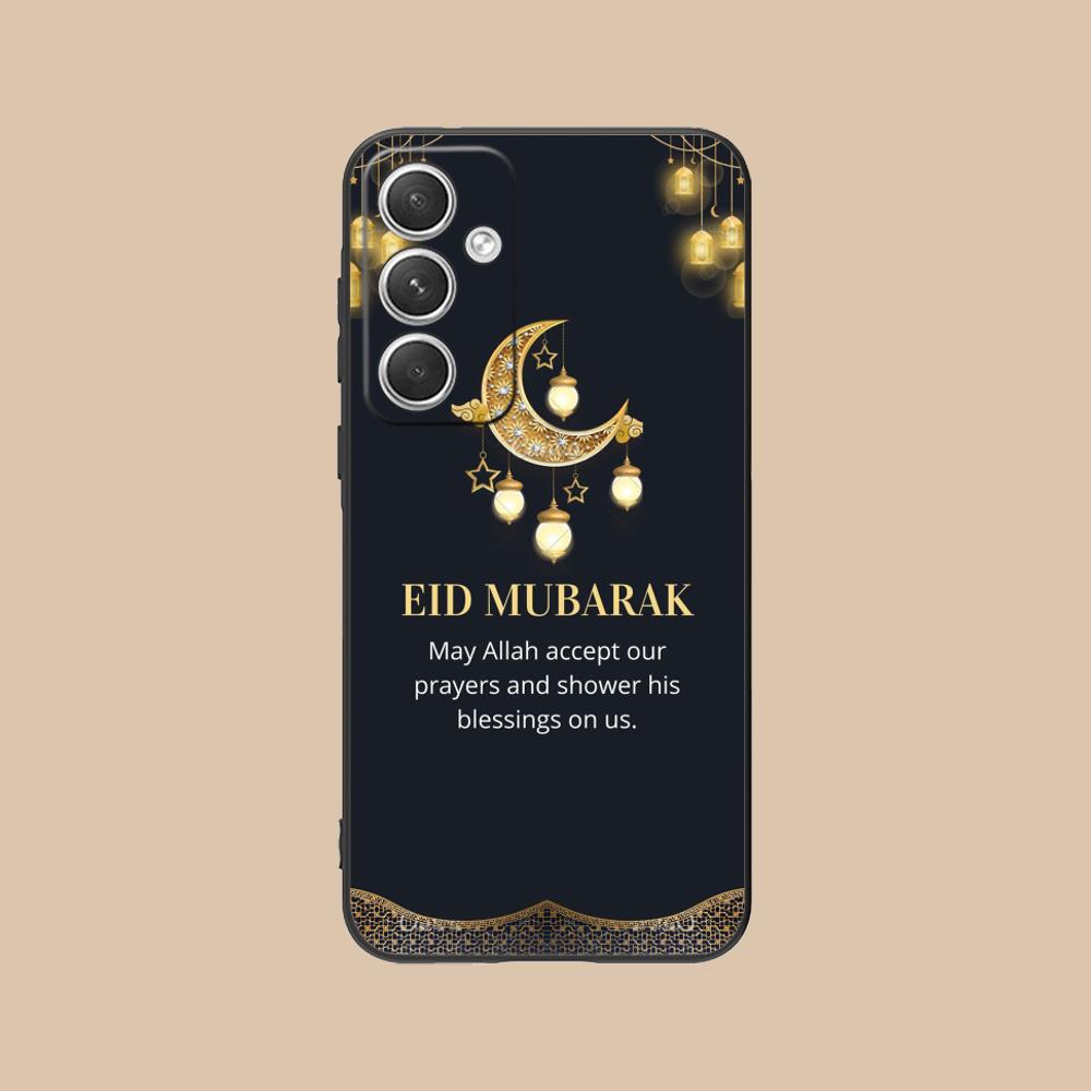 Чехол для мобильного телефона Eid Mubarak для Samsung Galaxy S26 S25 S24 S23 S22 S21 S20 Note20 Plus FE Ultra Цветной Чехол Чехол Роскошный