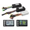 JN 36V/48V 17A 40A 250W-2000W Трехрежимный Синусоидальный Контроллер для Электровелосипеда S866 Цветной Дисплей Функция Обучения Комплект с Ручкой Газа Включен