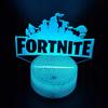 Fortnite Battle Royale Led 3D Night Light For Kids + Remote Control