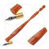 7pcs Flat Nibs Calligraphy Dip Pen Resin Handle Oblique Pen Holder Antique Dip Pen Set  For Artists