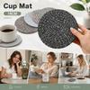 Thickened Heat Resistant Mat Round Woven Water Absorbent Coaster Durable Cup Mat  Home Cooking