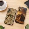 A-Art Древний Египет Чехол для телефона Samsung S25, S24, S21, S22, S23, S30, Ultra, S20, Plus, Fe, Lite, Note, 10, Черный чехол