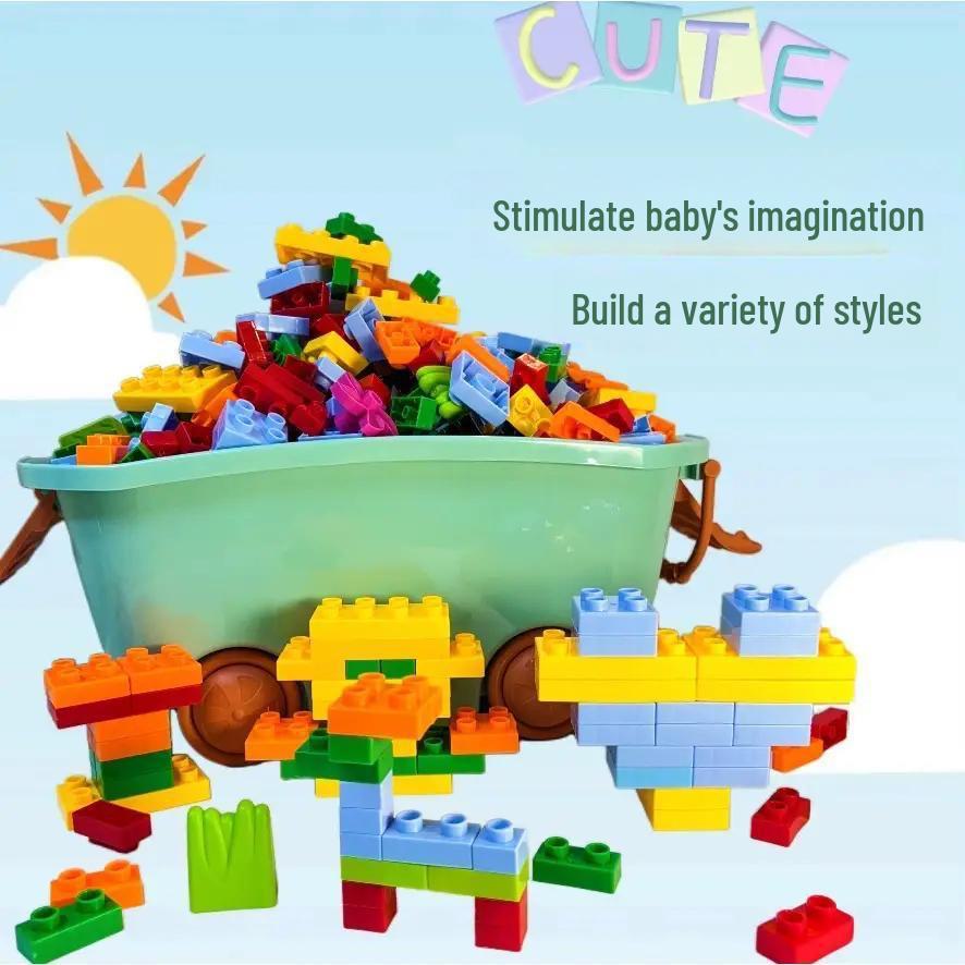 Крупные строительные блоки для детей 4-6 лет - Совместимы с Lego, Идеальны для раннего обучения и творческой игры