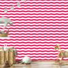 Wallpaper Stripes white and pink, powder pink background for living room and bedroom 50x1000