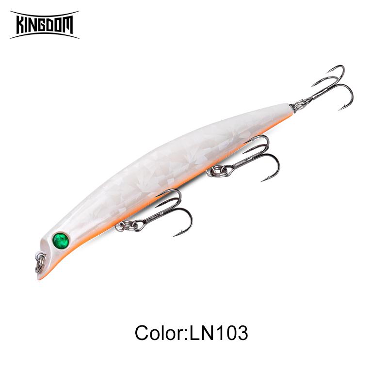 Kingdom Плавающие рыболовные приманки для гольяна, воблеры, жесткие искусственные приманки, профессиональная глубина 0,1-0,6 м, 8,1 г, 15,3 г, 21 г, рыболовные снасти