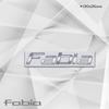 RAPL8 Для Chrome Silver SKODA 4x4 YETI FABIA RAPID SUPERB OCTAVIA KODIAQ KAROQ Шильдик Кузов Автомобиля Багажник Крыло 3D Наклейка Стайлинг
