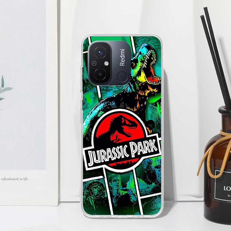 Jurassic Park Dinosaur World Phone Case For Xiaomi Redmi 12C 12 10C 10A 10 9C 9A 9T 9 8A 8 7A 7 6A 6 Pro K70 K40 K20 Fundas Back