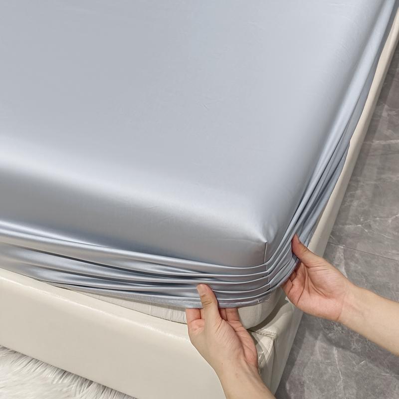 1000TC египетский хлопок роскошный комплект простыней 4/6 шт простыни однотонные плоские простыни с наволочками размер Queen King