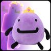Плюшевая игрушка Wemmbu 20 см, Мягкая игрушка из фильма, Милая фиолетовая кукла, Аниме-аксессуары, Мягкая кукла, Коллекция, Декор комнаты, Подарок на день рождения для детей