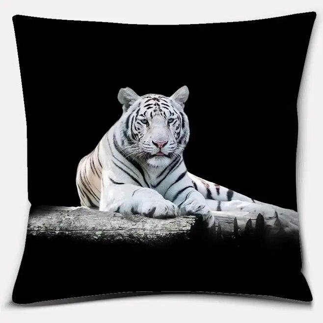 Наволочка серии Tiger Lion для гостиной, дивана, наволочка для автомобильного сиденья, детский офис, украшение для дома, объятие