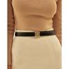 Daks Women Leather Belt 4d Gold Buckle Black Dbbe6f778bk