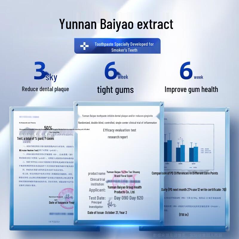Зубная паста Yunnan Baiyao Langjian Pump