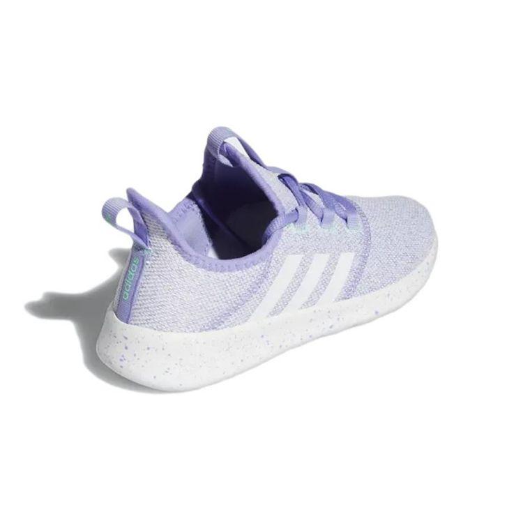 adidas Cloudfoam Pure Slip-On J Светло-фиолетовые крапчатые детские кроссовки Cloud-White Pulse-Mint GY6593