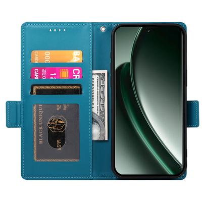 DF-010 Для Realme GT 6 5G Подставка Чехол PU Кожаный Кошелек Чехол для Телефона