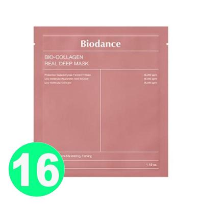 Biodance Bio Collagen Real Deep Mask 34 г, увлажняющая лифтинг-маска против морщин, сокращение мелких морщин, антивозрастной