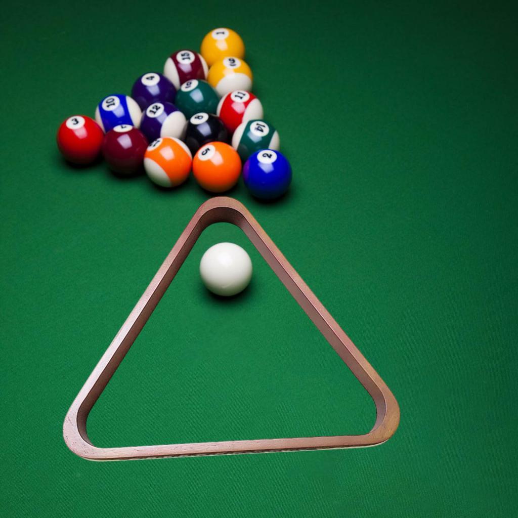 Billiard Ball Rack Pool Equipment 8 Balls 2-1/ 4inch