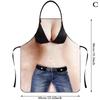 Muscle Man Funny Kitchen Apron For Woman Decoration Personality Kitchen Supplies