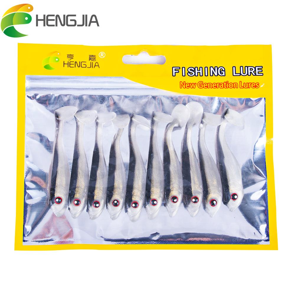 10 шт./пакет, мягкая приманка для рыбалки, воблер, искусственная приманка, креветки с запахом соли, резиновая приманка для ловли окуня, воблер, приманки для плавания