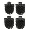 Toilet Brush Replacement Heads with Stainless Steel Handle Duty Toilet Bowl Cleaner Brushes, Detachable Bathroom Scrub Brush