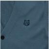 MaiSon KitSune Bold Fox Head Patch V Neck Men S Cardigan Mm00509kt1036