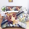 Новый 3D-принт аниме Nekopara сексуальная девушка комплект постельного белья мальчики девочки близнецы размер Queen пододеяльник наволочка кровать дети взрослые домашний текстиль