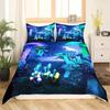3D Psychedelic Mushroom Boho Mushroom Comfortable Duvet Quilt Cover Pillowcase Bedding Set Bedroom Decoration Home Textile