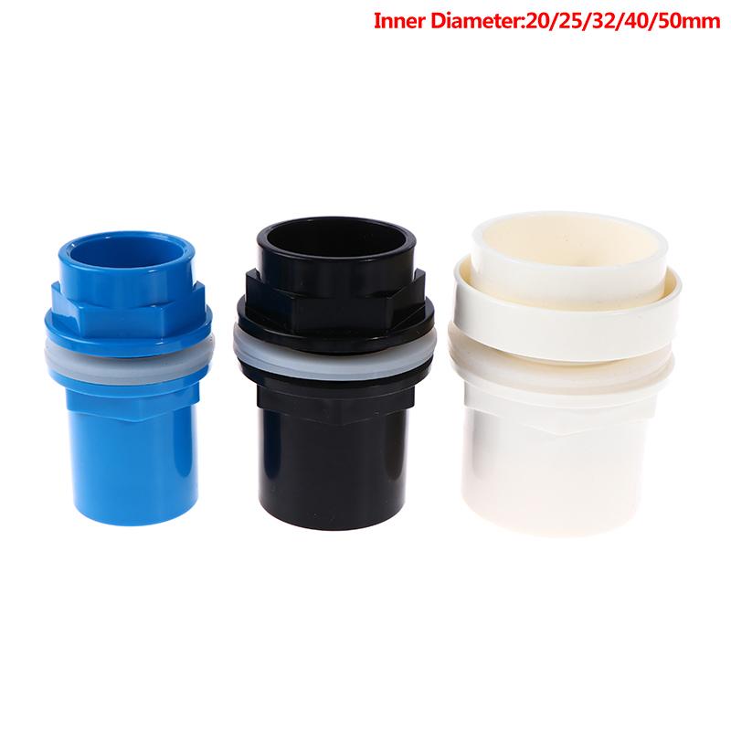 20-50 мм соединители из ПВХ утолщают адаптер для садовой дренажной трубы для аквариума