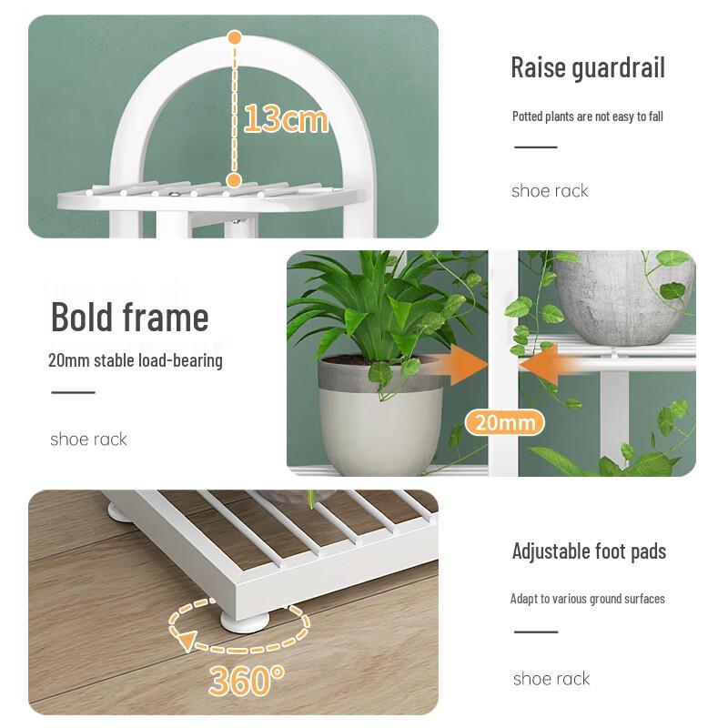 Многоярусная металлическая подставка для цветов Xianjue