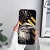 American USA Flag Eagle Phone Case for iPhone 11 15 Pro Max Case Coque 14 Plus 13 Pro 12 11 X XS XR 6 7 8 SE 2020 TPU Soft Cover